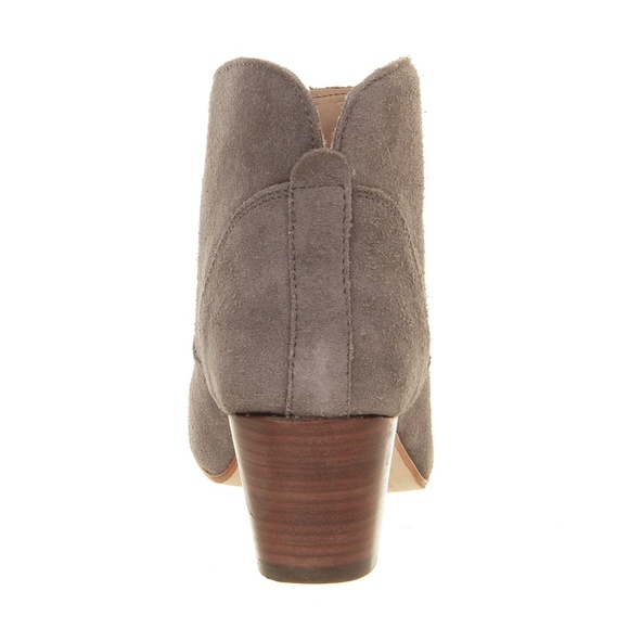 MOVING-SALE H Hudson Kiver Gray Suede Booties worn once - Picture 5 of 6